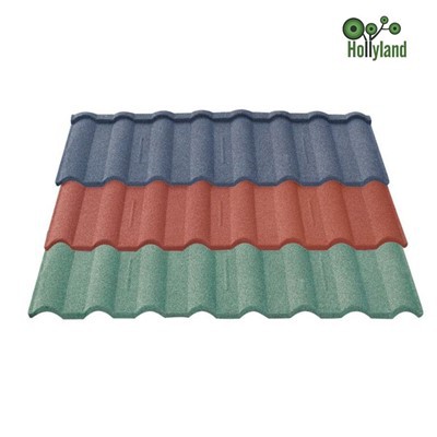 Placi de acoperiș din oțel acoperit din piatră Milano